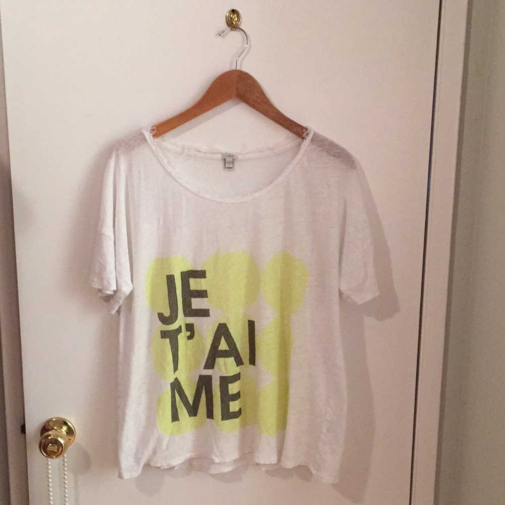 J Crew Linen T Shirt!